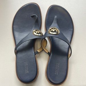 Michael Kors sandals. Blue lightly worn very comfortable. Excellent condition
